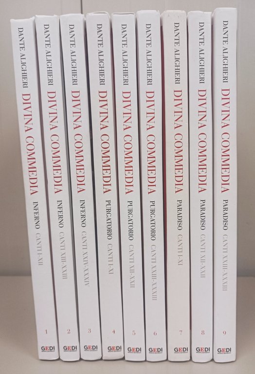 DIVINA COMMEDIA . 9 VOLUMI.