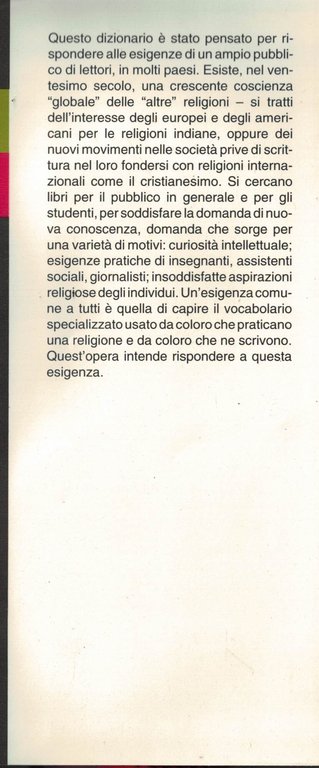 Dizionario delle religioni del mondo