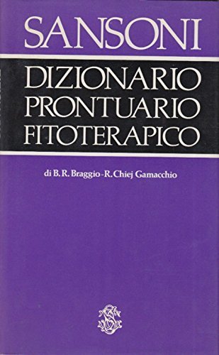 Dizionario prontuario fitoterapico