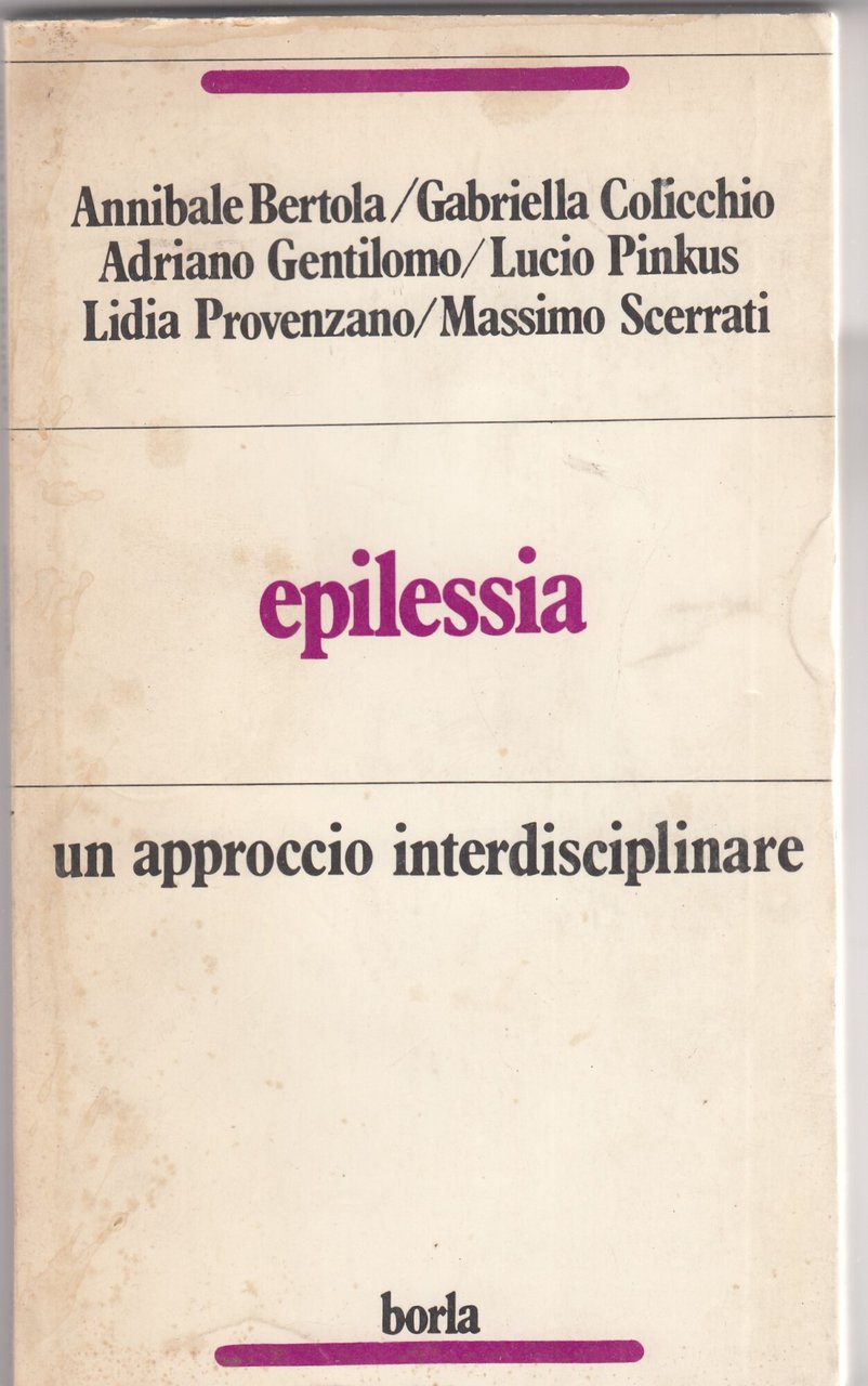 EPILESSIA. UN APPROCCIO INTERDISCPLINARE