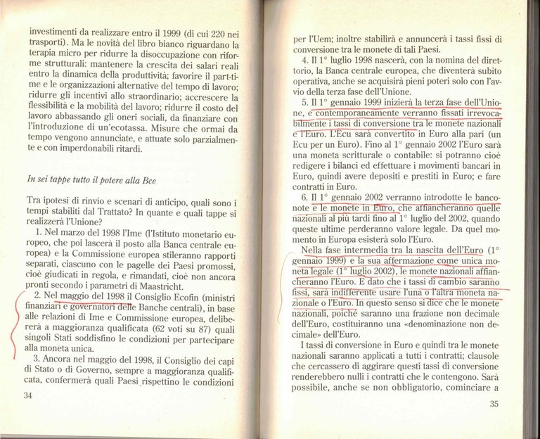 Euro. La nuova moneta europea. Con interviste a Carlo Azeglio …