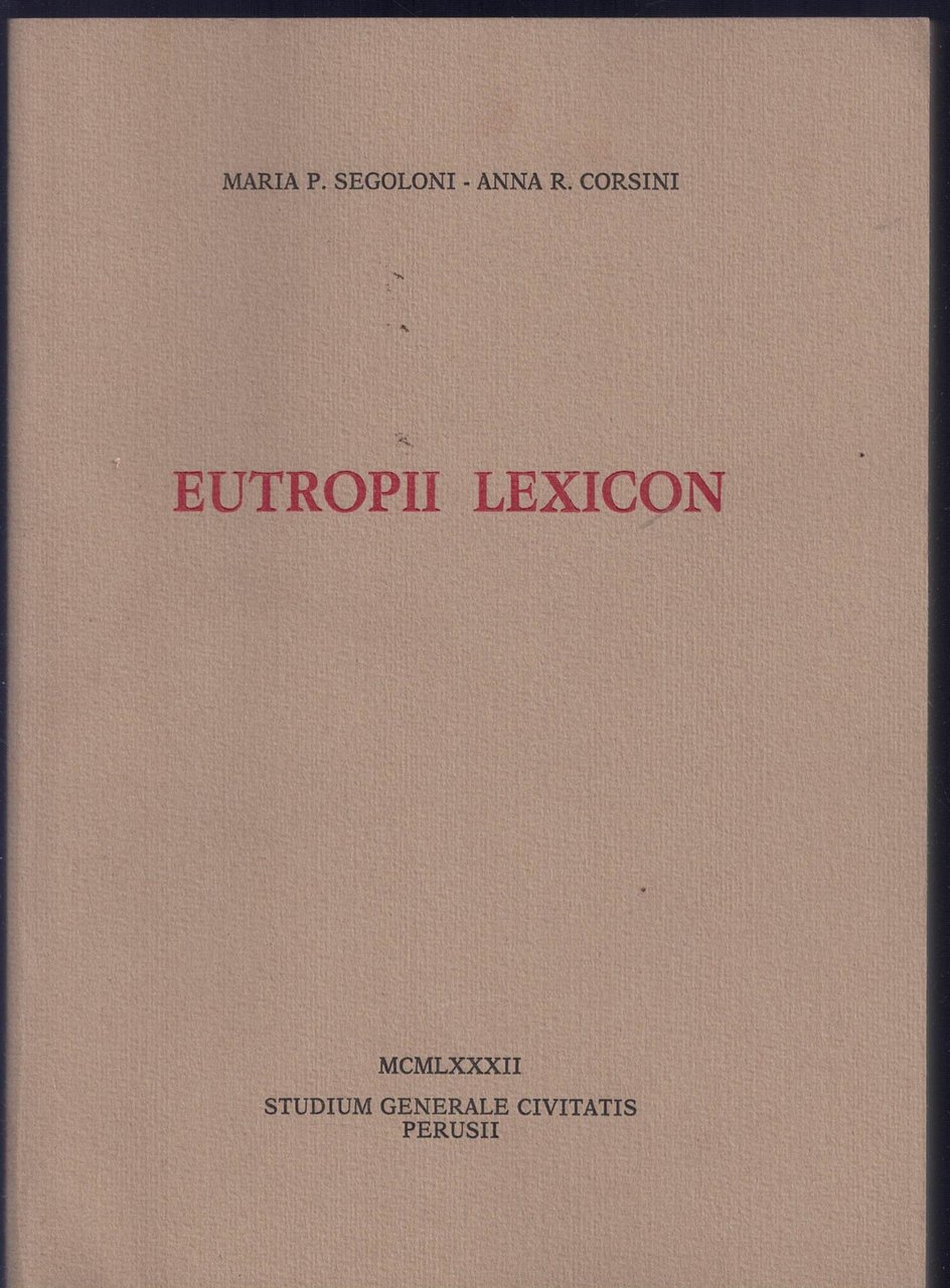 Eutropii Lexicon | Immagine principale