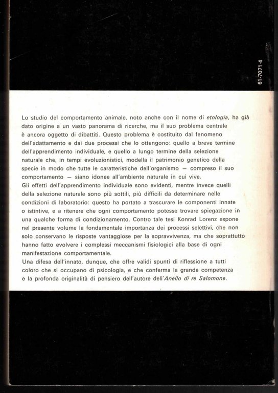 Evoluzione e modificazione del comportamento