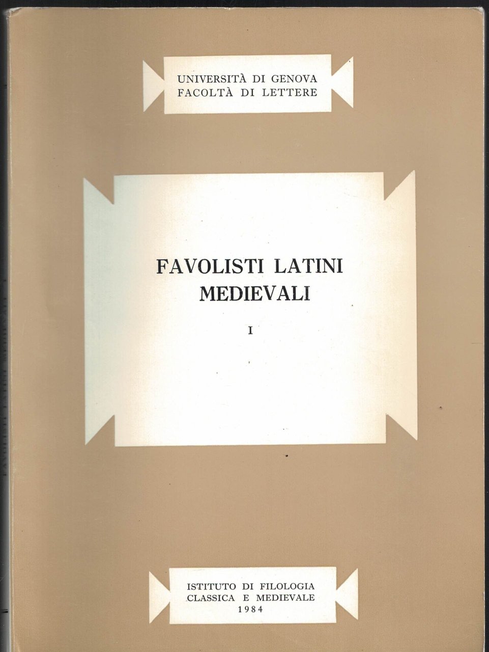 Favolisti latini medievali I