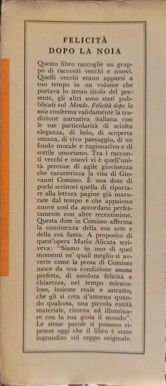Felicita' dopo la noia