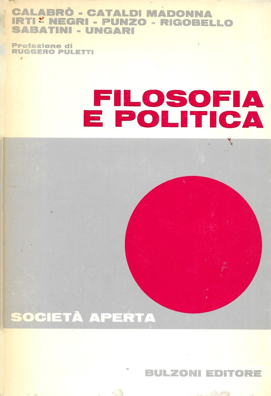 FILOSOFIA E POLITICA