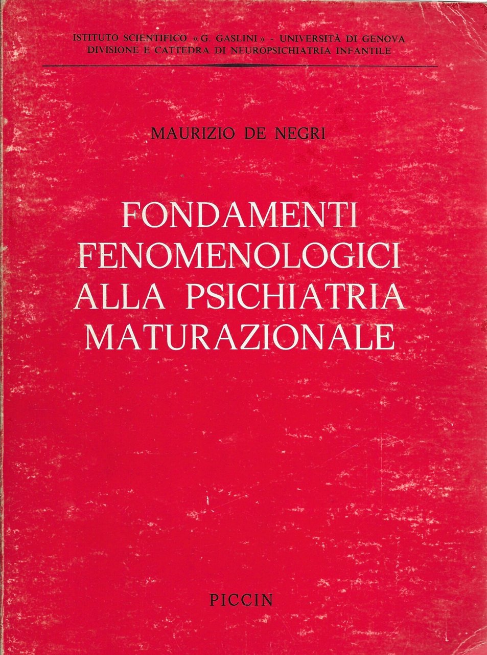 Fondamenti fenomenologici alla psichiatria maturazionale | Immagine principale