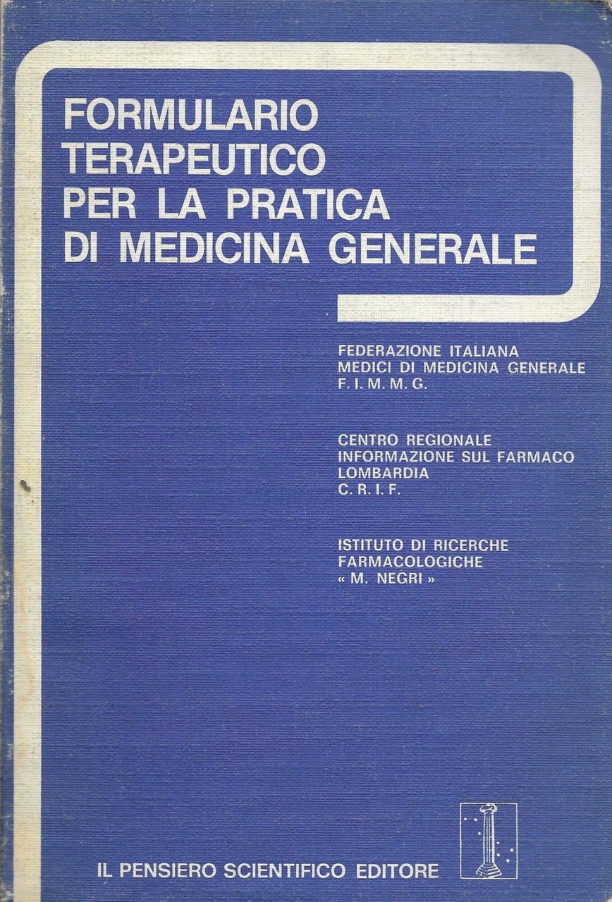 Formulario terapeutico per la pratica di medicina generale