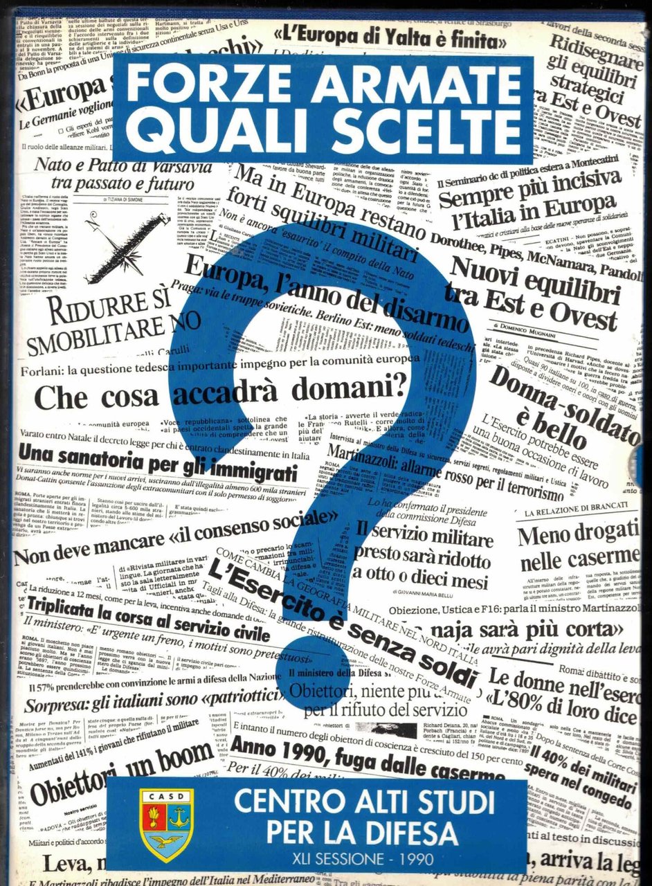 Forza armate quali scelte-XLI SESSIONE 1989-90