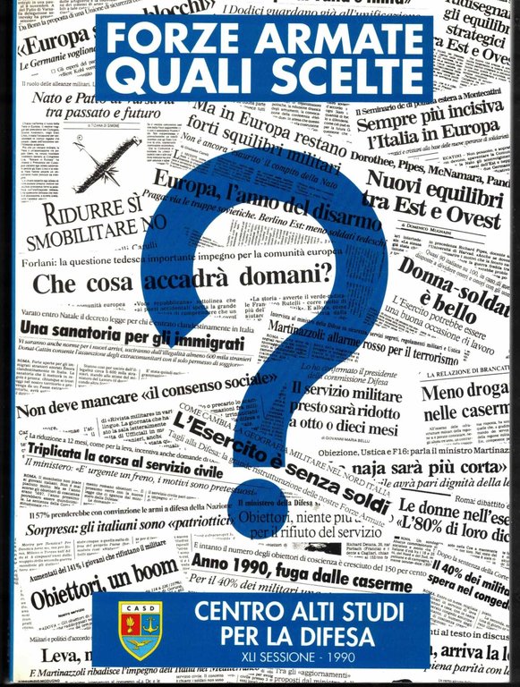 Forza armate quali scelte-XLI SESSIONE 1989-90