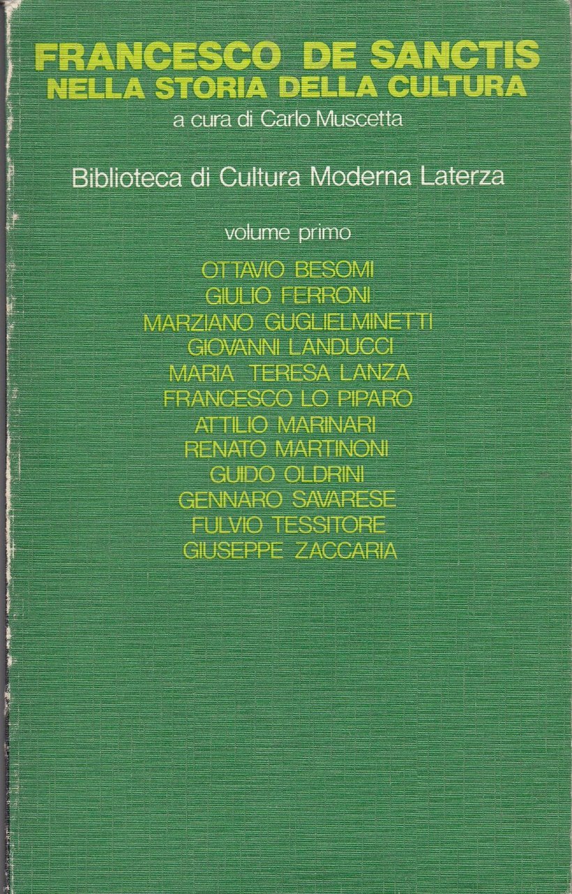 Francesco De Sanctis nella storia della cultura (Vol. 1)