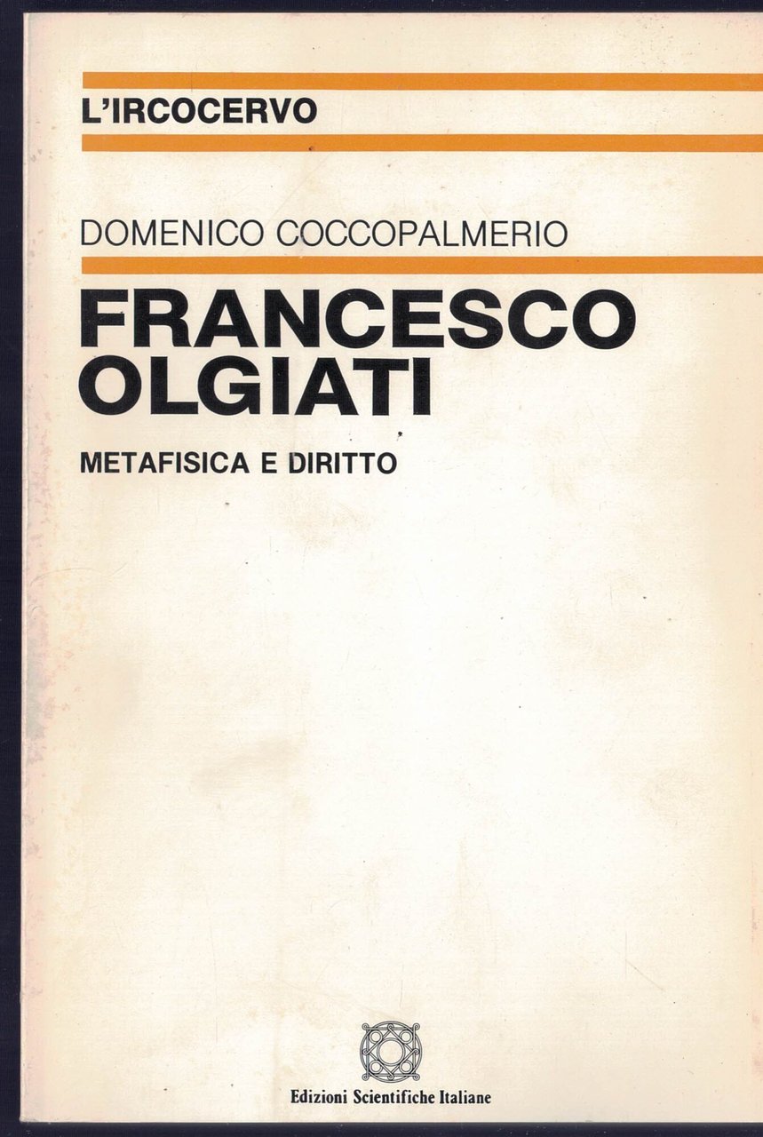 Francesco Olgiati metafisica e diritto