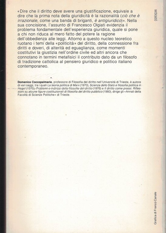 Francesco Olgiati metafisica e diritto