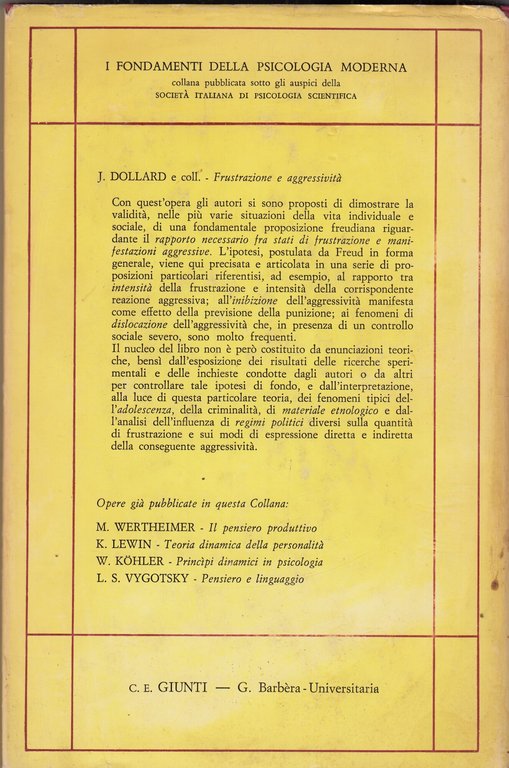 Frustrazione e aggressività