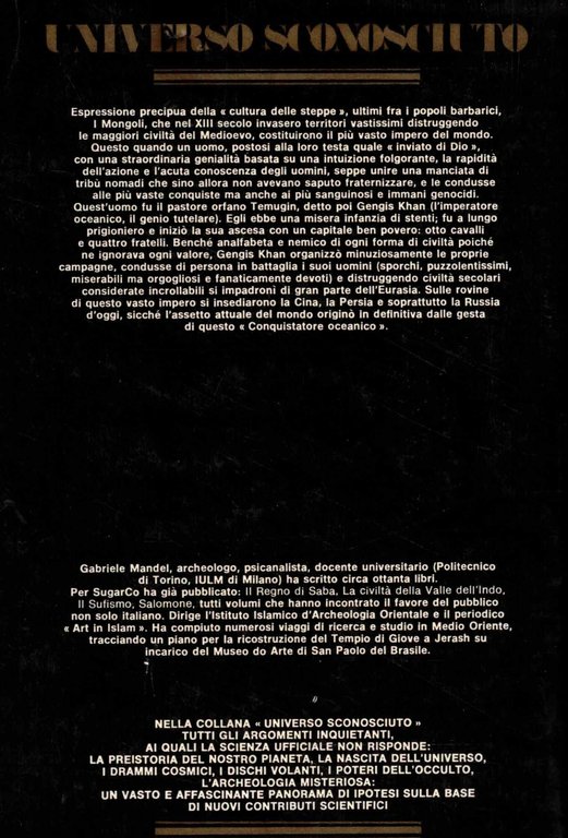 Gengis Khan. Il conquistatore oceanico.