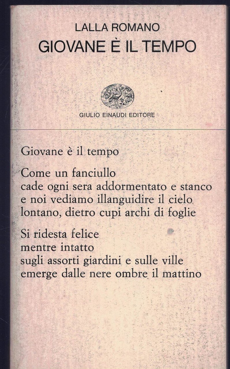 Giovane è il tempo | Immagine principale