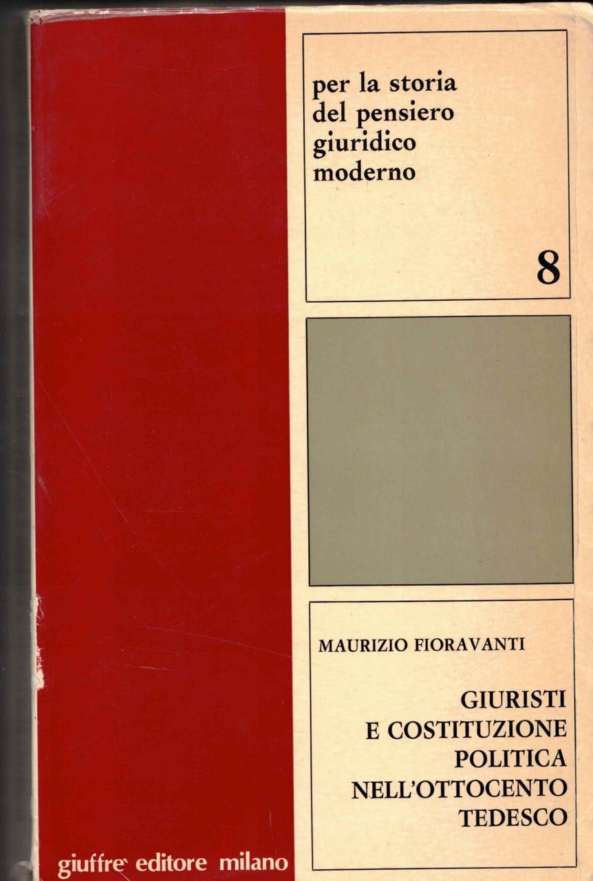 Giuristi e Costituzione politica nell'Ottocento tedesco