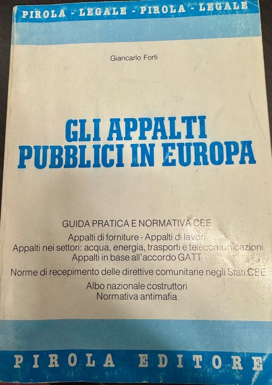 Gli appalti pubblici in Europa | Immagine Gallery 2