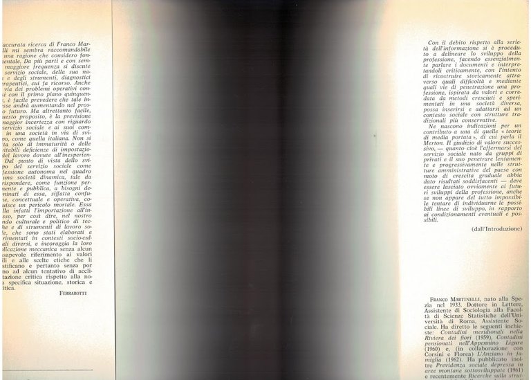 GLI ASSISTENTI SOCIALI NELLA SOCIETà ITALIANA-Contributo ad una sociologia della … | Immagine Gallery 2