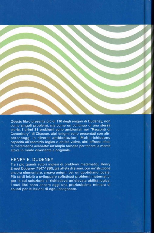 Gli enigmi di Canterbury. The Canterbury puzzles