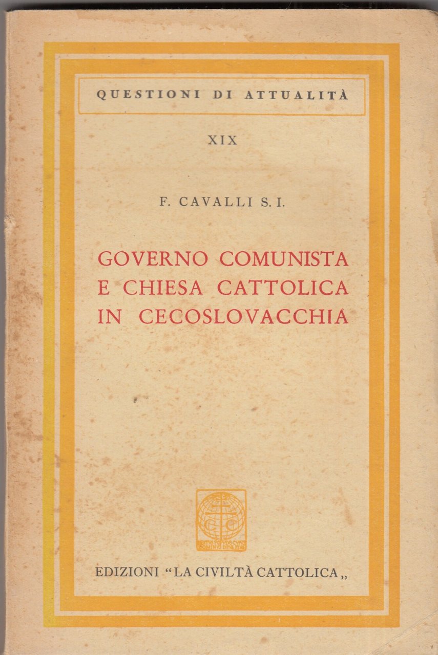 Governo comunista e chiesa cattolica in Cecoslovacchia