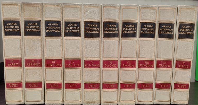 Grande Dizionario Enciclopedico Utet. 20 volumi