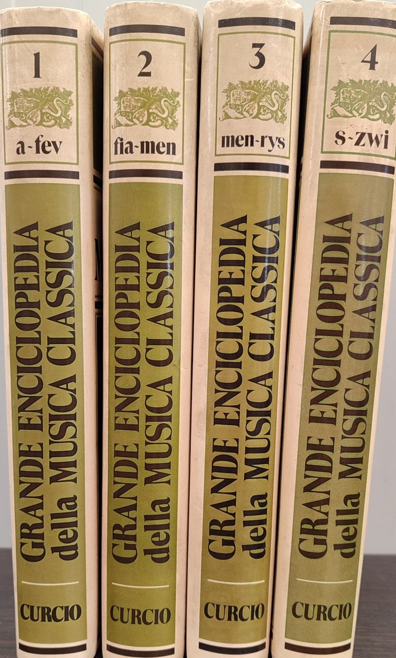 Grande enciclopedia della musica. 4 volumi