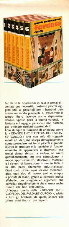 Grande enciclopedia far da sè - Curcio editore- 6 VOLUMI