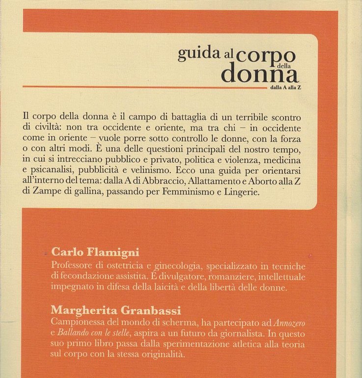 Guida al corpo della donna. Dalla A alla Z