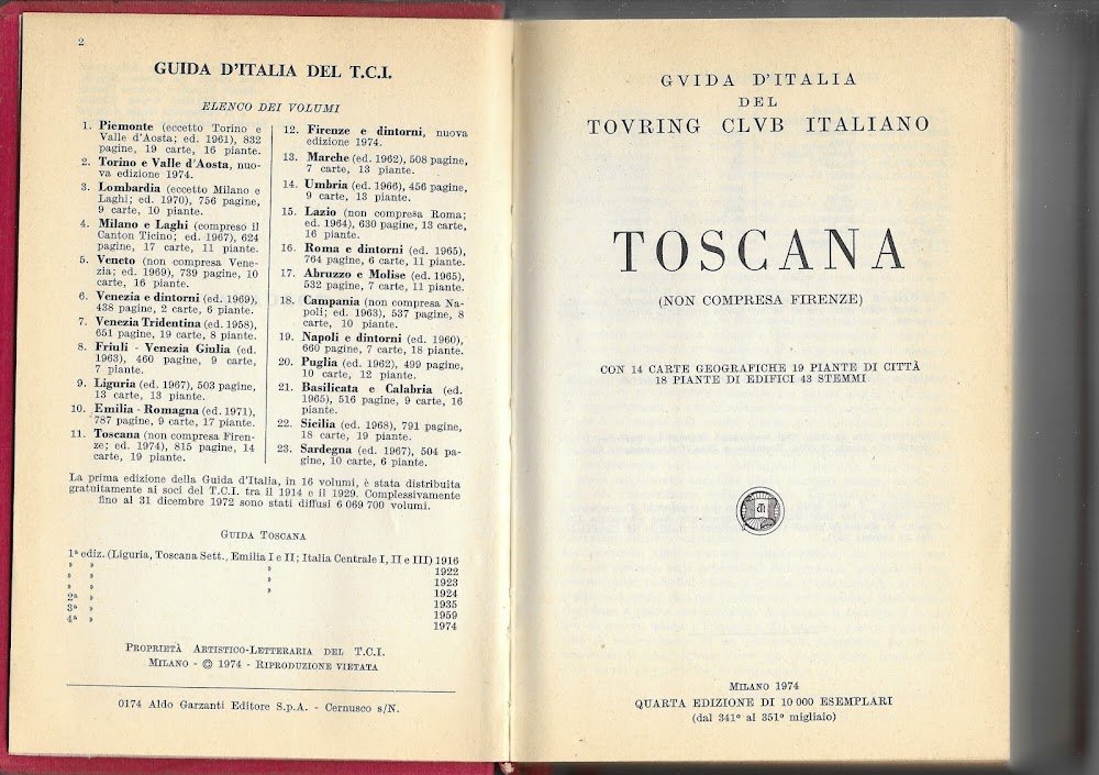 Guida d'Italia. Toscana