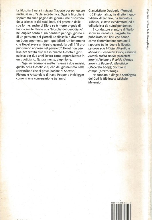 Hegel in redazione. Istruzioni per l'uso (e l'abuso) della filosofia