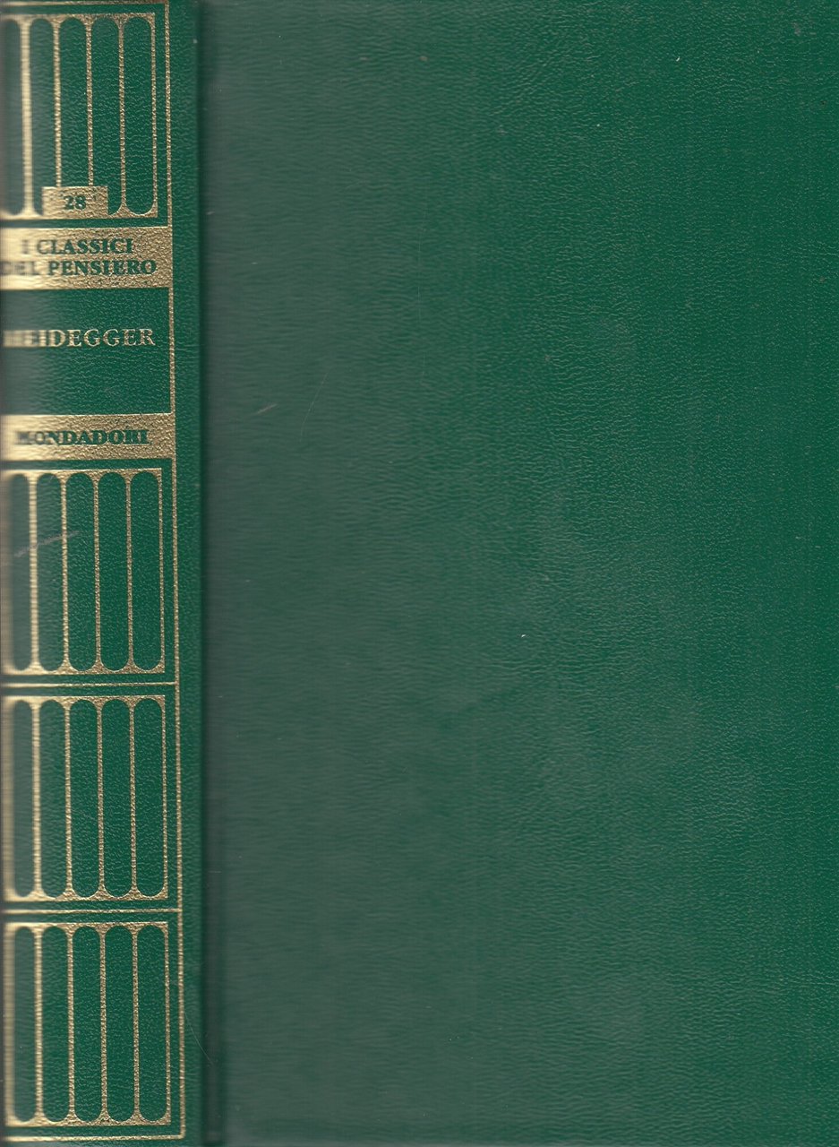 Heidegger Essere e tempo. I classici del pensiero. 28 | Immagine principale