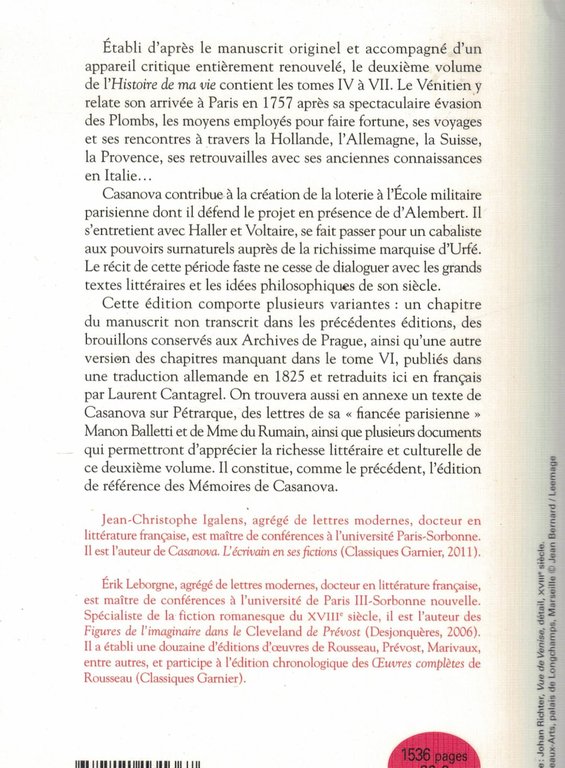 Histoire de ma vie: Tome 2: 02