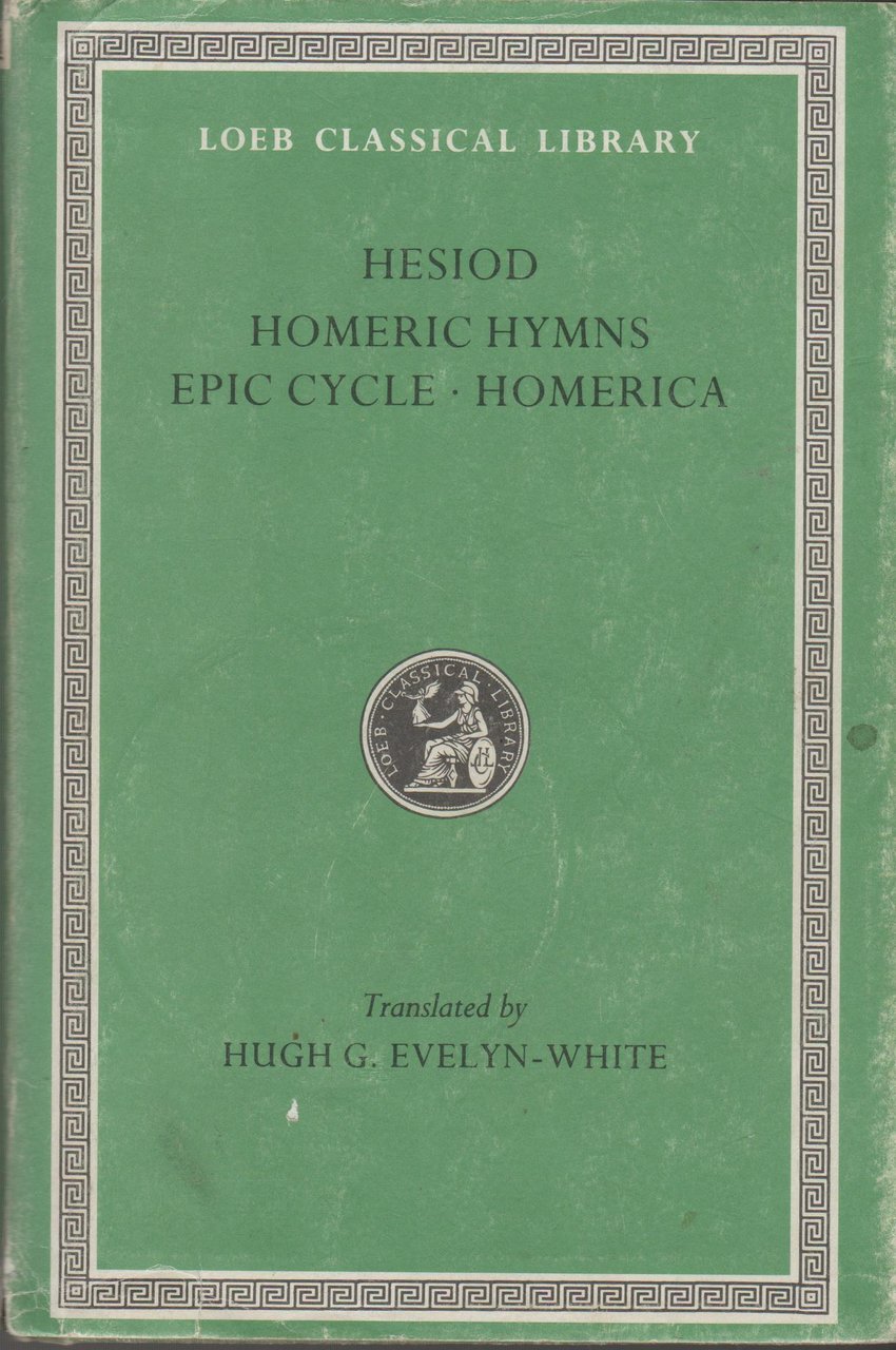 HOMERIC HYMNS EPIC CYCLE-HOMERICA