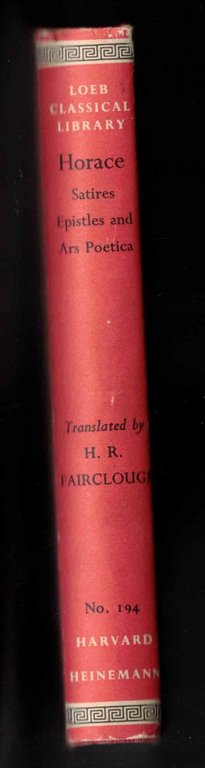 Horace: Satires, Epistles and Ars Poetica | Immagine Gallery 2