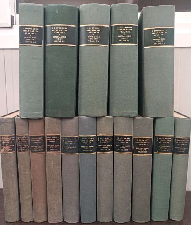 I Documenti Diplomatici Italiani.Settima Serie. 1922/1935. 16 Volumi