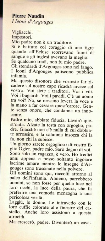 I leoni d' Argouges.