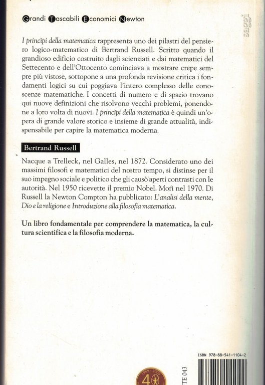 I princìpi della matematica. Ediz. integrale
