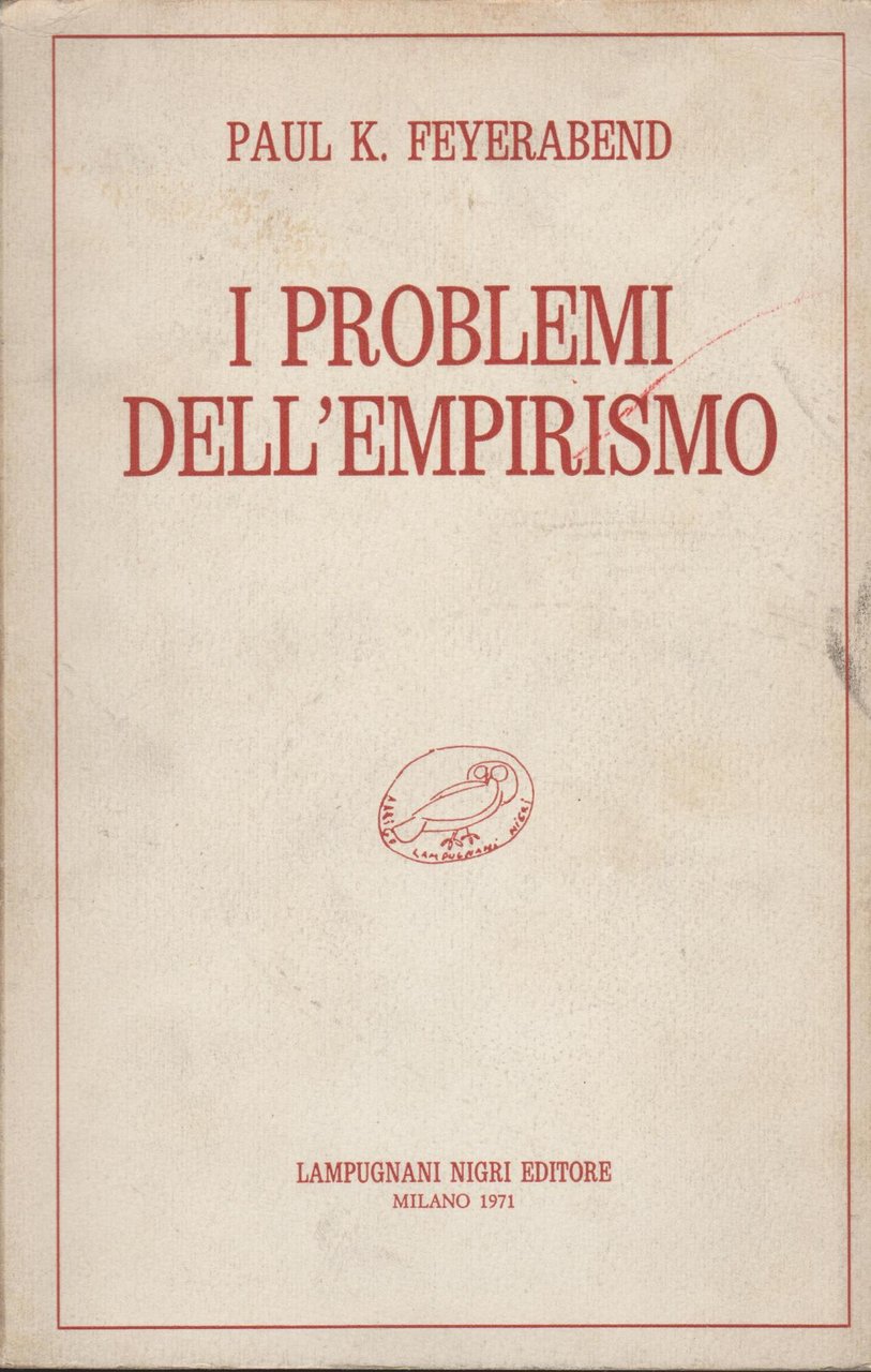 I problemi dell'empirismo.