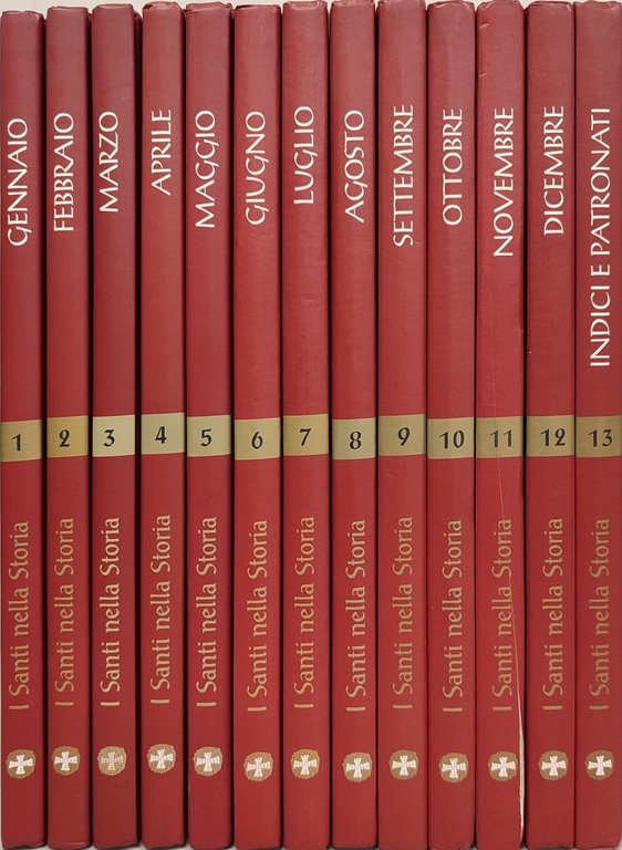 I santi nella storia. Tremila testimoni del vangelo 13 volumi