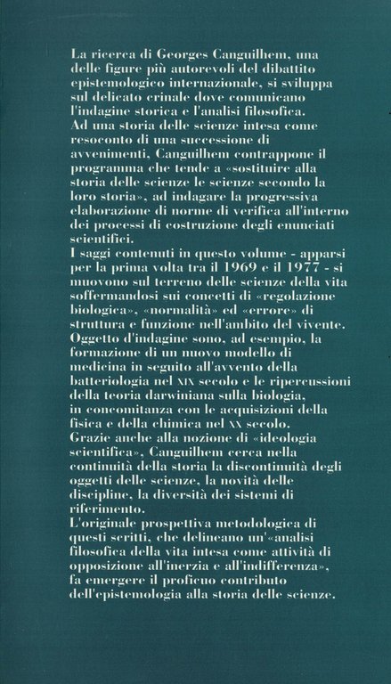 Ideologia e razionalità nella storia delle scienze della vita