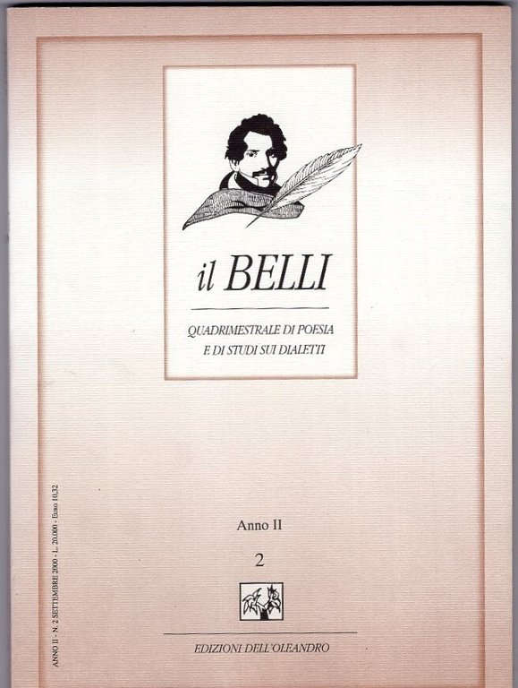IL BELLI. QUADRIMESTRALE DI POESIA E DI STUDI SUI DIALETTI. …