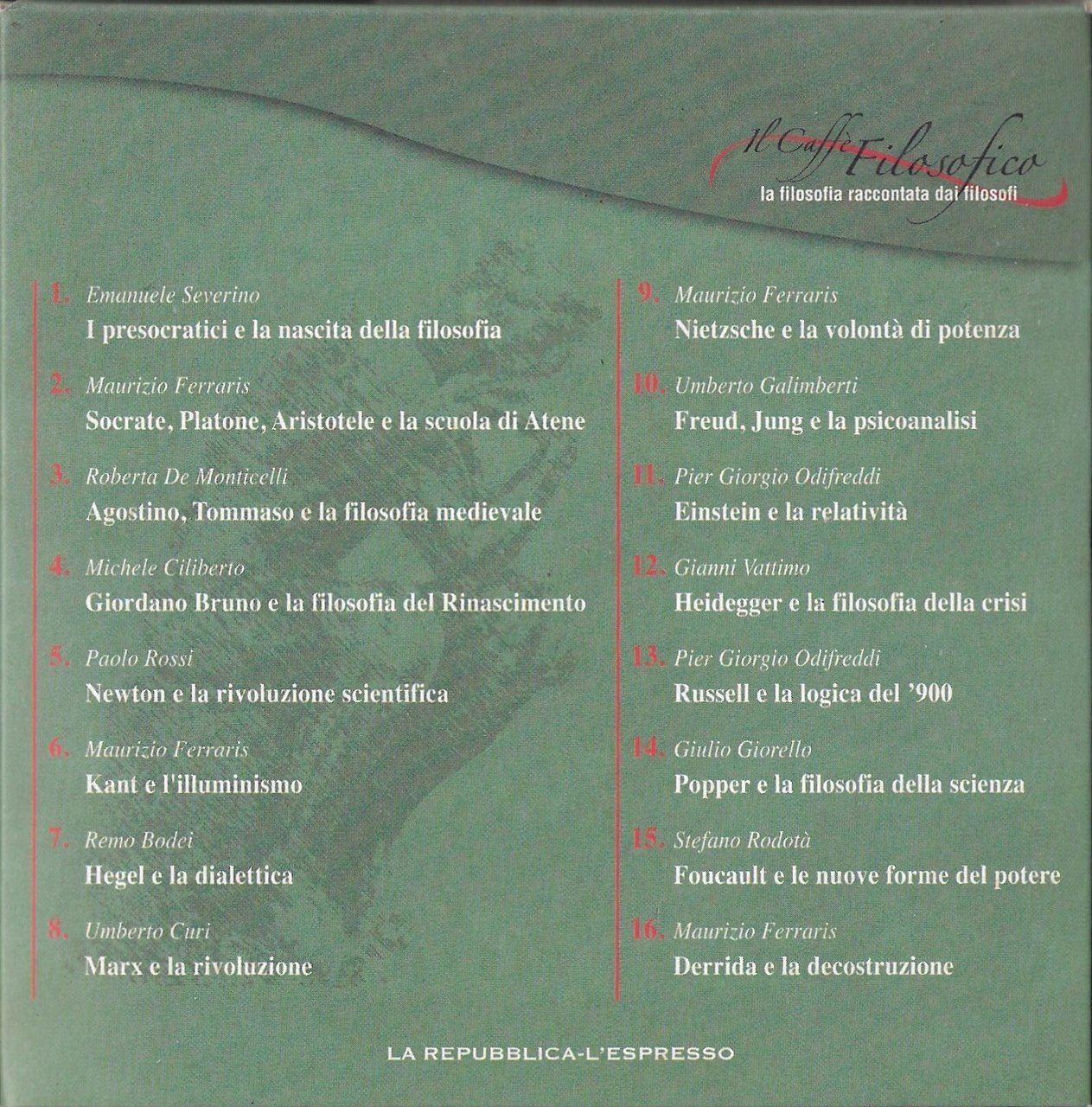 Il Caffè Filosofico (16 DVD) | Immagine principale