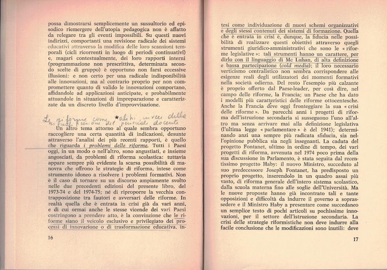 IL CAPITALE INVISIBILE-L'epoca dei grandi confronti 1975-76:Rapporti sull'educazione