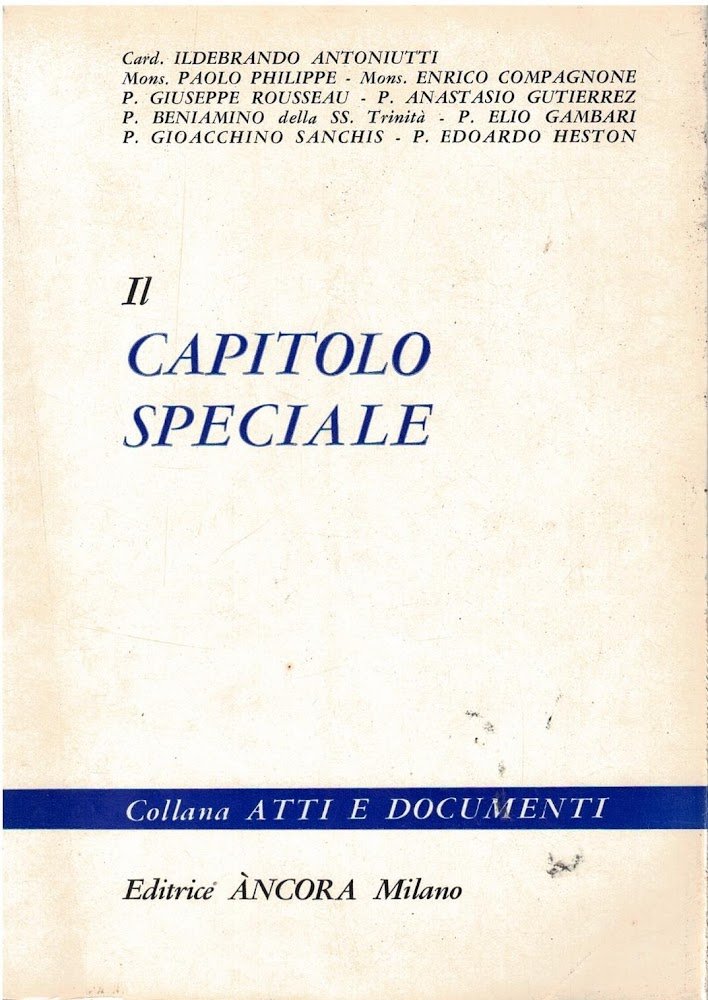 IL CAPITOLO SPECIALE