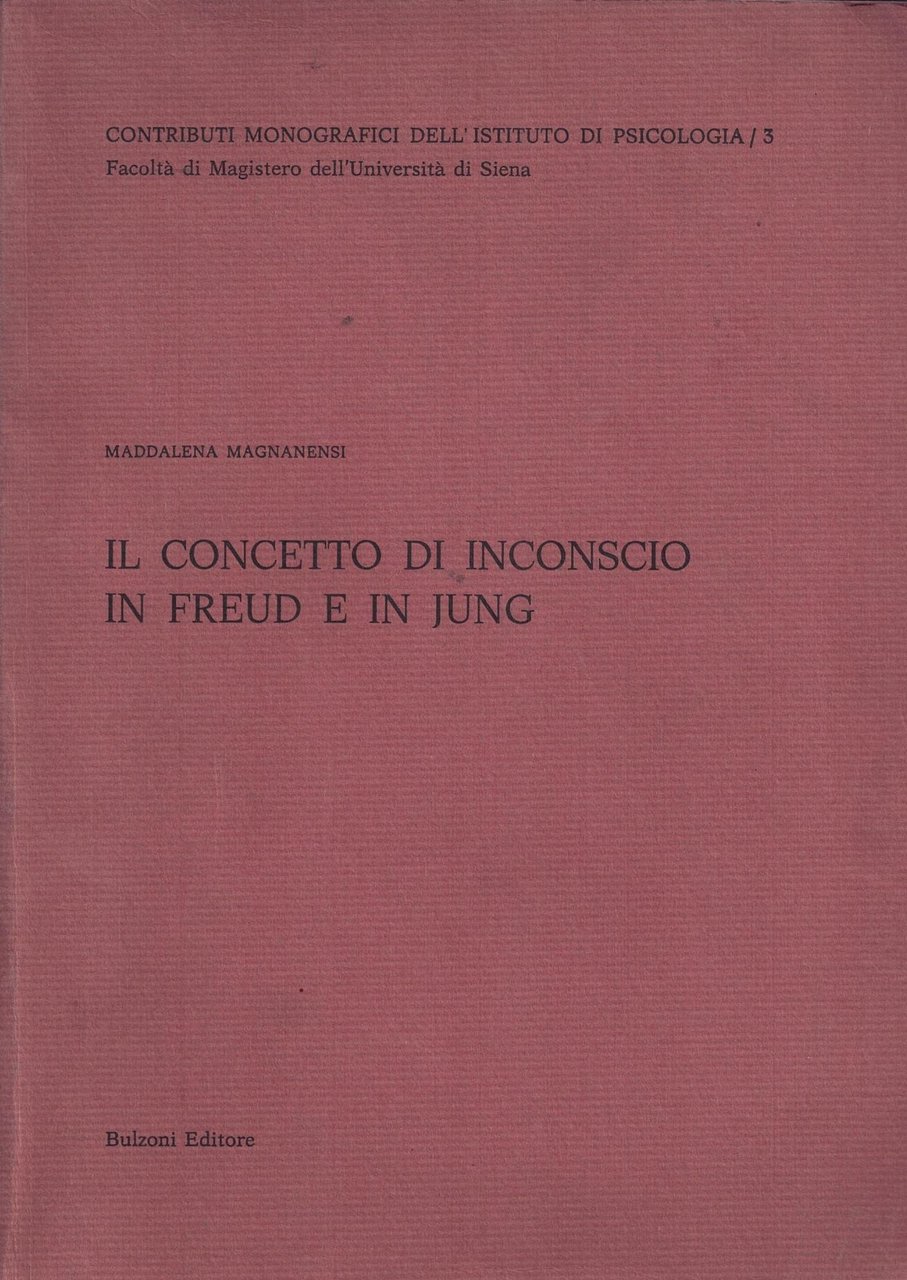 Il concetto di inconscio in Freud e in Jung