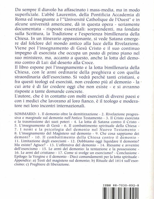 Il demonio. Mito o realtà?