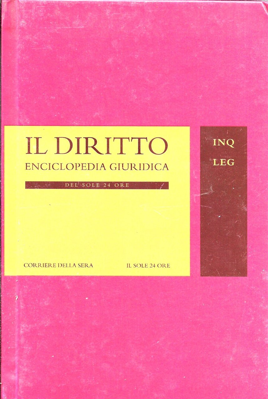 IL DIRITTO - Enciclopedia giuridica del Sole 24 ore -