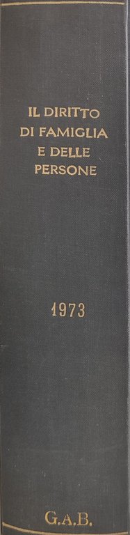 Il diritto di famiglia e delle persone II- 1973