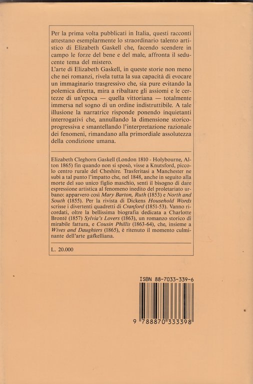 Il Fantasma nella stanza del giardino e altri racconti